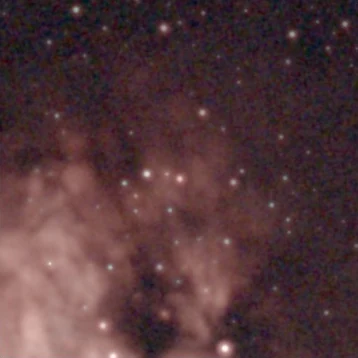 M17 with stars