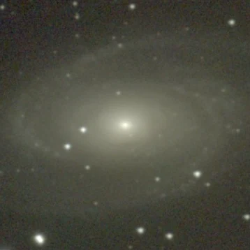 Galaxy M81 with stars